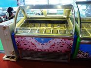 電気アイス クリームの表示カウンターのフリーザーの贅沢な Gelato の表示フリーザー