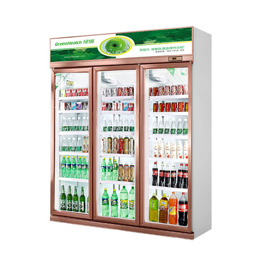 商業飲み物のクーラーの表示良質のガラス ドアの冷凍装置