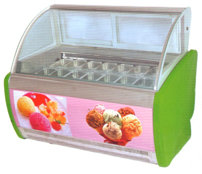 電気アイス クリームの表示カウンターのフリーザーの贅沢な Gelato の表示フリーザー