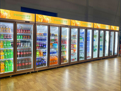 扇風機 冷却 スイングドア 飲料ディスプレイ 冷蔵庫 / スーパーマーケット 冷蔵庫