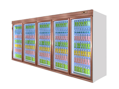 飲料冷蔵庫 ガラスのドア 立面展示庫 冷蔵庫 / スーパーマーケット 冷蔵庫