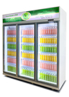 Eco棒スーパーマーケットのための友好的で低いEのガラス商業表示飲料冷却装置
