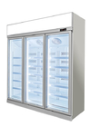 冷たいChianガラス ドアのフリーザーの飾り戸棚の電子サーモスタット制御
