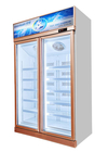 二重ガラス ドアの直立物の自動商業表示フリーザーは霜を取り除く