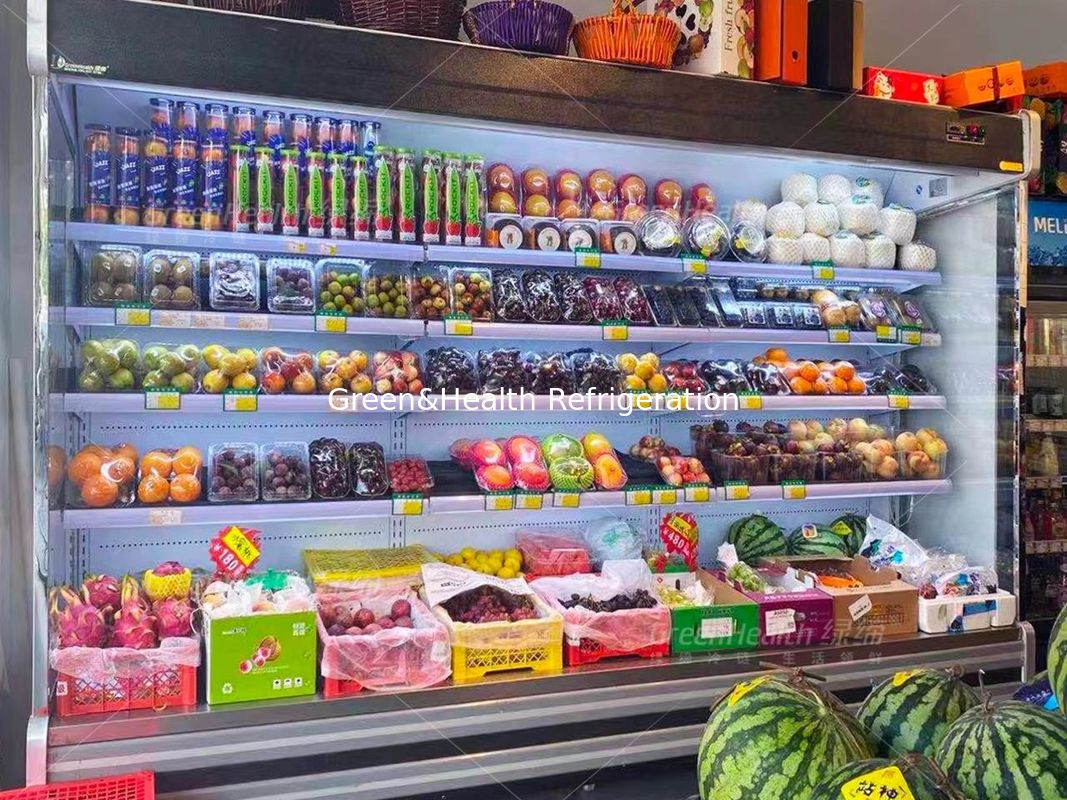野菜外気のスリラーのMultideckジュースのフルーツのモール冷却装置