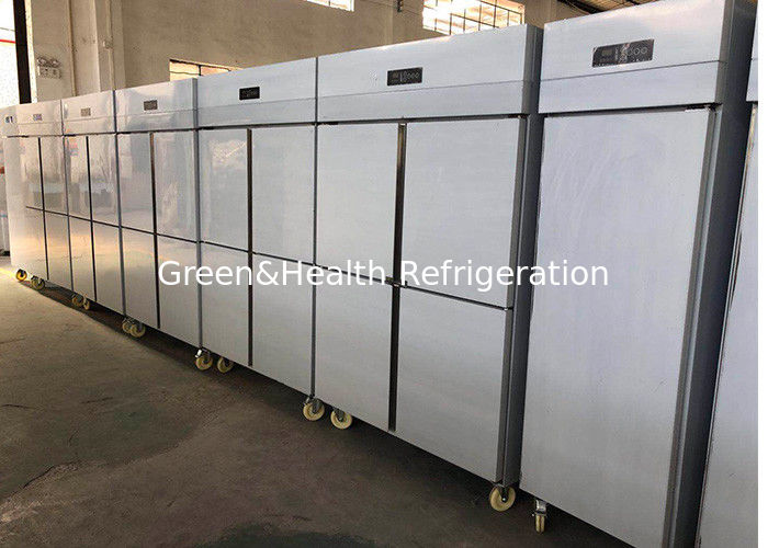 レストランキッチン用の自動解凍とLED照明のレッチイン冷蔵庫