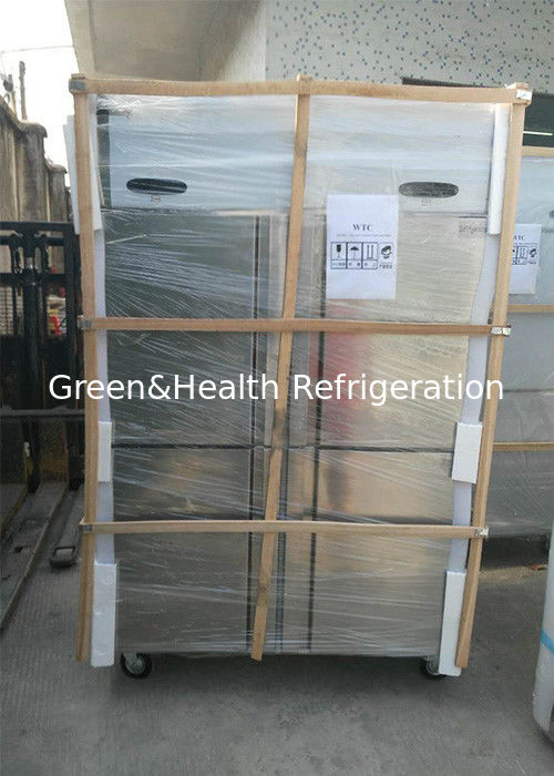 レストランキッチン用の自動解凍とLED照明のレッチイン冷蔵庫