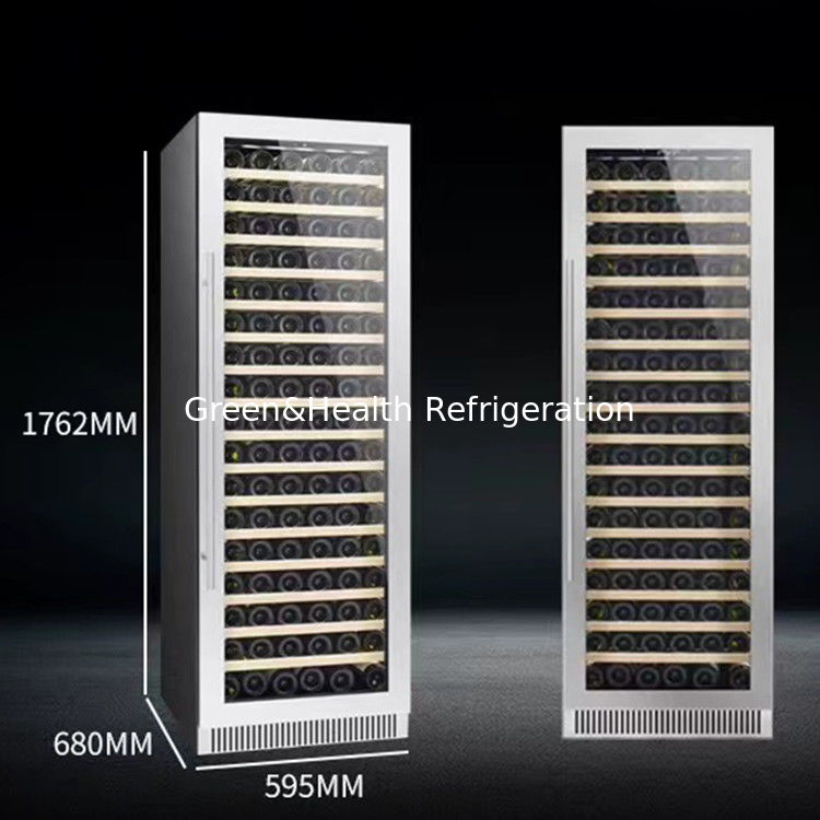 ETL証明書 扇風機冷却 低Eガラスワインキャビネット 冷蔵庫 温度範囲4~22°C