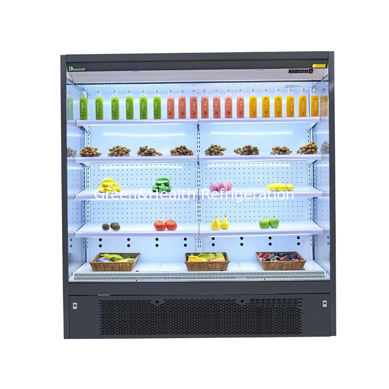 オープンディスプレイ 冷蔵庫 冷蔵庫 新鮮食品と飲料のディスプレイ 2-8C 温度