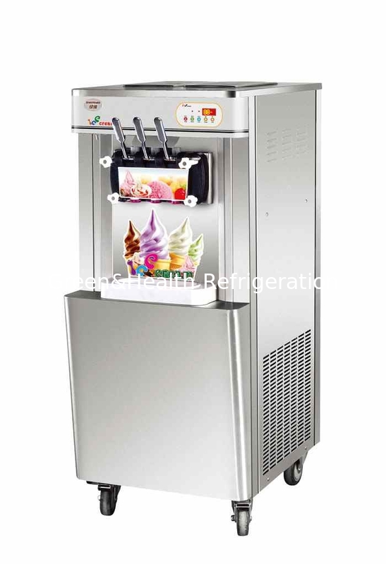 アイスクリーム製造機 床立3味のソフトアイスクリーム機