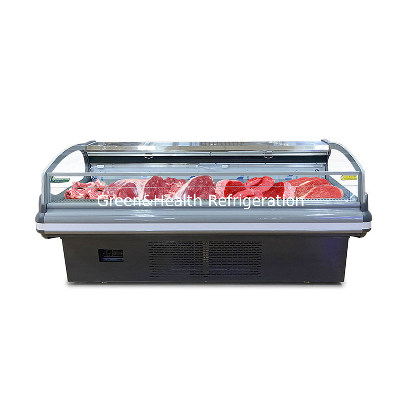 肉屋/スーパーマーケット 鮮肉の貯蔵用のLEDライト付き冷蔵庫