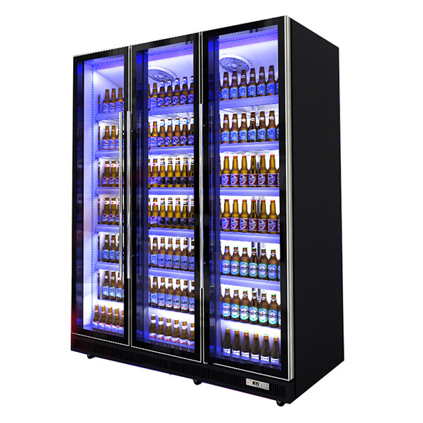 2/3 ドア 多色変色飲料 アルコール飲料 冷蔵庫 ディスプレイキャビネット
