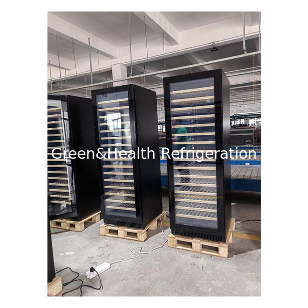 ETL証明書 黒色 多層ビッチ木棚 ワイン収納 展示品 高品質の冷蔵庫