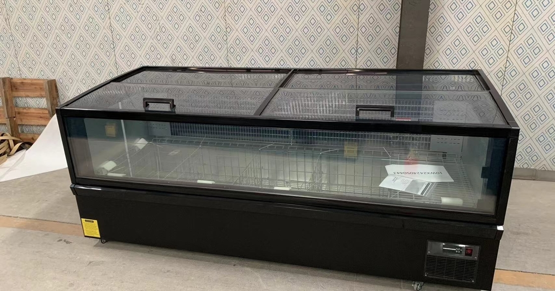 冷凍食品 商品販売 キャビネット プラグイン 島 フリーザー スーパー プラグイン フリーザー