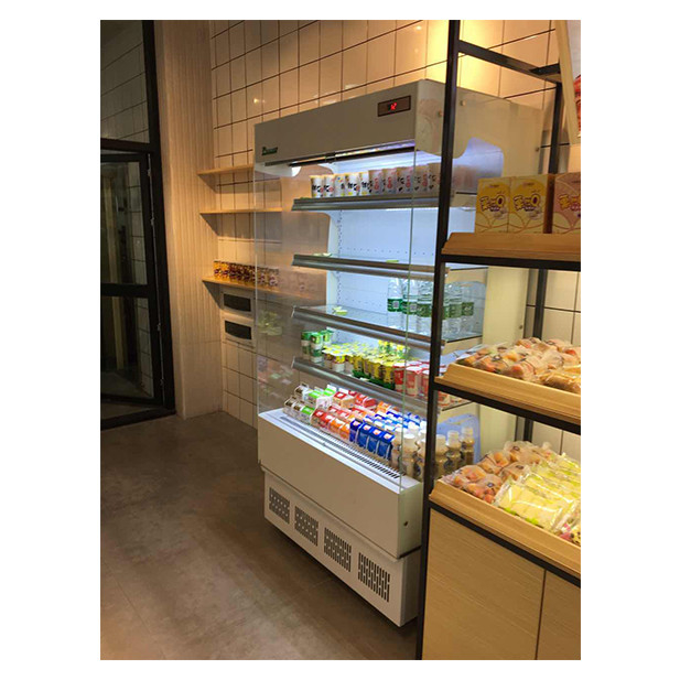 商業用 小型収納用 オープン型冷却用 空気カーテンキャビネット 便利店 / 小規模ショップ