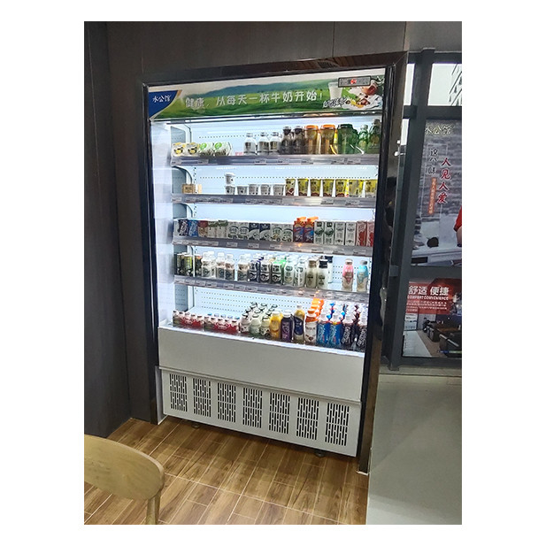 商業用 小型収納用 オープン型冷却用 空気カーテンキャビネット 便利店 / 小規模ショップ