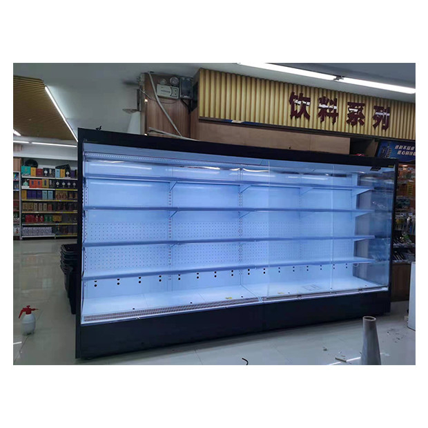 スーパーマーケット / コンビニストア 右角オープンタイプ 冷蔵庫 食品 / 飲料の保管