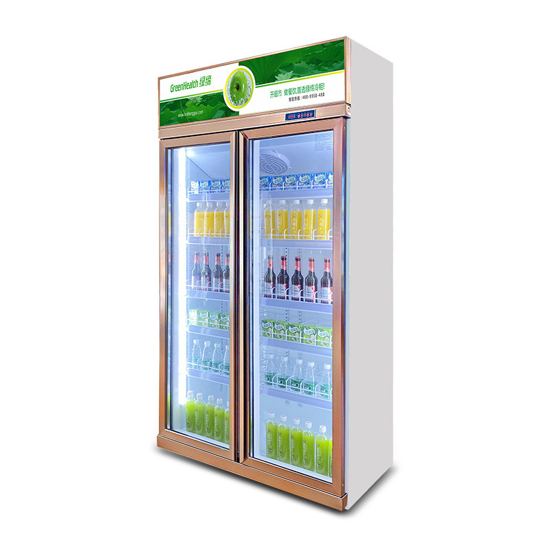 リッチ イン 冷蔵庫 商用飲料冷蔵庫 3 ガラスドア 商用直立冷蔵庫 エネルギー効率