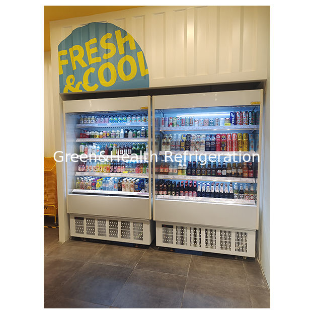 小型コンビニ 五層棚 果物収納 ディスプレイ 小型開封冷蔵庫
