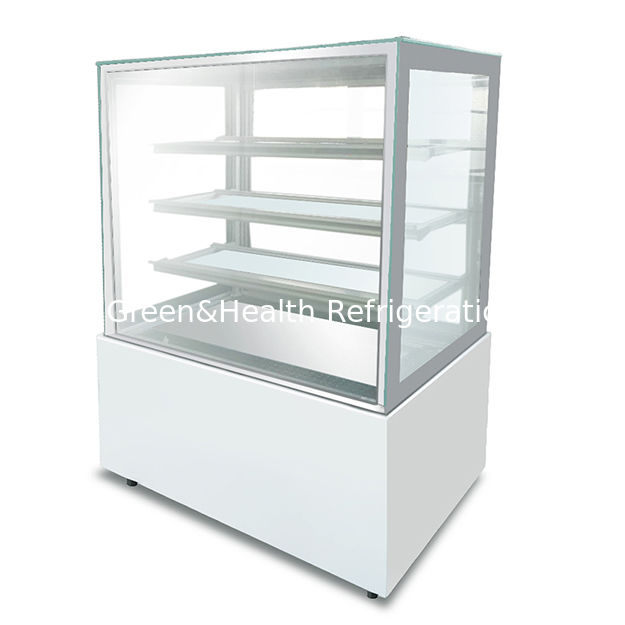 工場直販 右アングル ステンレス鋼 ガラス素材 ケーキ冷蔵ディスプレイ冷凍庫