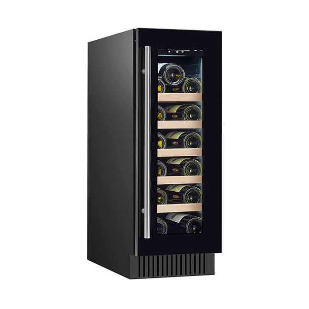 ETL証明書 垂直単ドア 18 ボトル レッドワイン 冷蔵庫 展示冷蔵庫