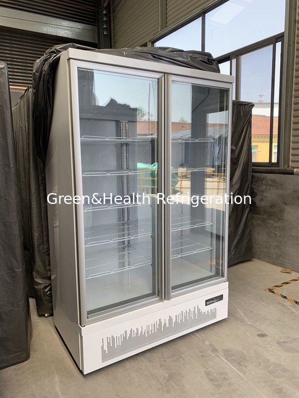 Energy Commercial Beverage Cooler 3 Glass Door Reach In Refrigerator for Supermarkets and Convenience Stores