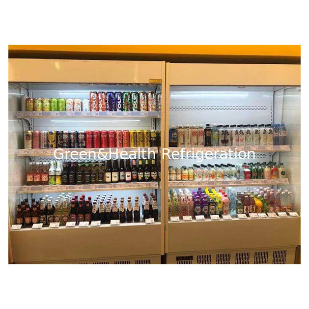 小規模なスーパーマーケット/店舗 オープン冷蔵庫に 果物/野菜を保存 ミニクーラー