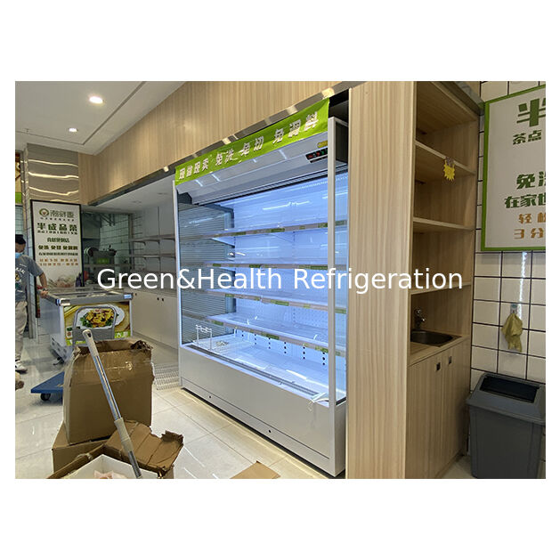 工場直販スーパー高品質貯蔵食品冷蔵オープンタイプ冷凍庫冷蔵庫