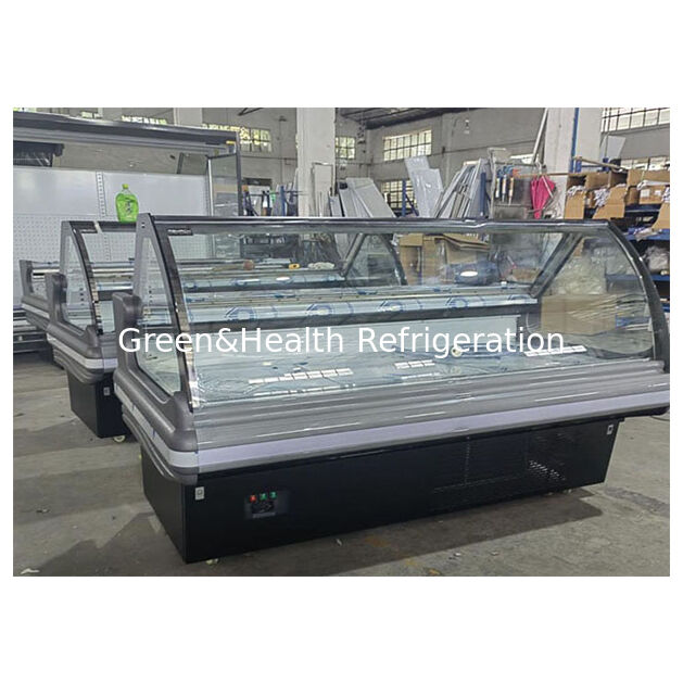 ボトムマウント型輸入コンプレッサー フリップカバー 調理済み食品冷蔵保管ディスプレイ冷凍庫