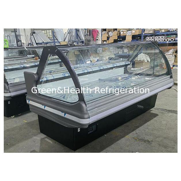 ボトムマウント型輸入コンプレッサー フリップカバー 調理済み食品冷蔵保管ディスプレイ冷凍庫