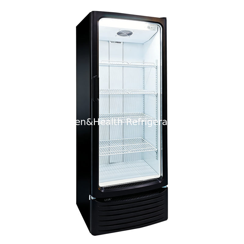 255L ボリューム扇風機冷却 オート解凍 商業用ディスプレイ冷却器 コンビニ用飲料冷蔵庫