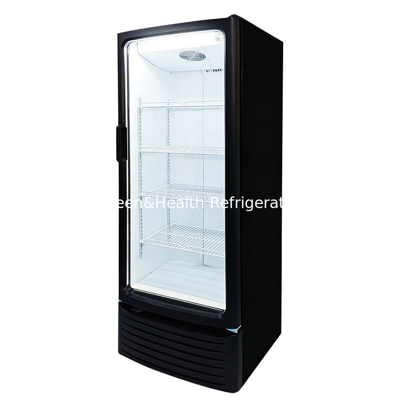 255L ボリューム扇風機冷却 オート解凍 商業用ディスプレイ冷却器 コンビニ用飲料冷蔵庫