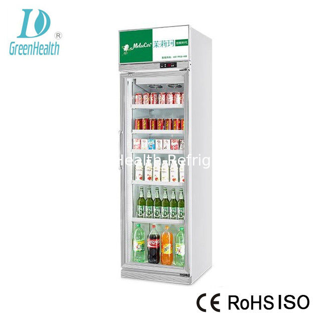 商用ペプシ飲料ディスプレイクーラー 680L容量のダンフォスコンプレッサと自動閉じる暖かいスイングドア