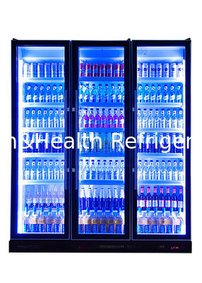 3つのドア ガラス贅沢な注文棒冷却装置エネルギー冷たい飲み物冷却装置