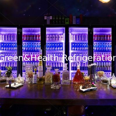 コーラの飲料の飲み物のための自動反動の振動ドアの商業表示スリラー