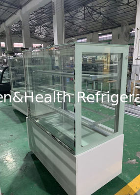 パンのためのガラス パン屋のケーキの店の表示ショーケースのフリーザー3つの層の