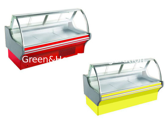 R404aのケイタリングのための冷たいデリカテッセンの例のシーフードの冷凍装置肉ショーケース