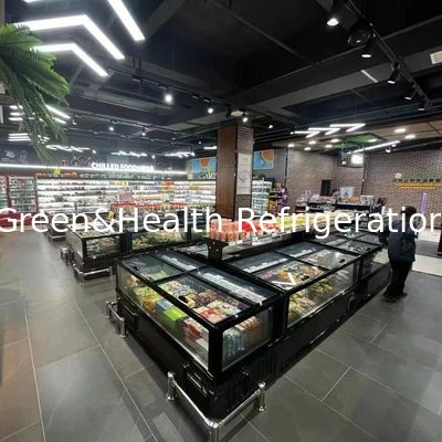 -18〜-22度の自動霜取りアルミニウムインテリアを備えた大容量商業冷凍庫を購入してください