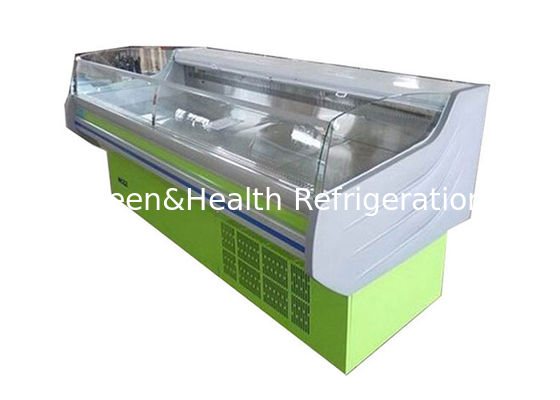 魚肉 海産物 展示台 スーパーマーケット用の冷蔵庫 展示台 フロント