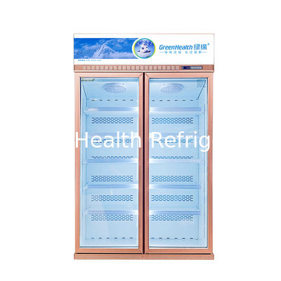 動産2の暖房のヒューズが付いているガラス ドアの飲料のショーケースはシステム直立したフリーザーの表示ショーケースの霜を取り除く