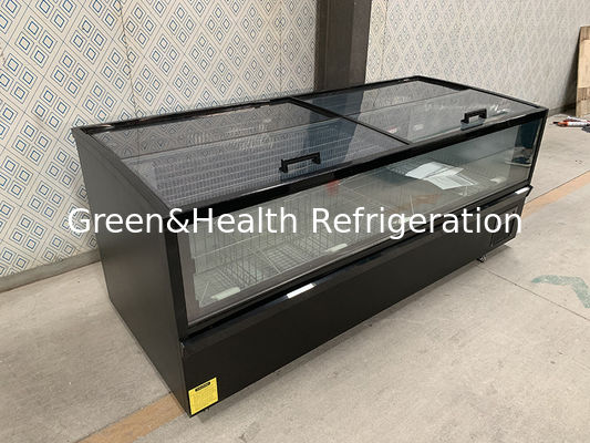 工場直販 商用 水平型大型収納ディスプレイ 商品島 キャビネット