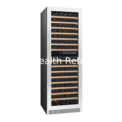 ETL証明書 2つのガラスのドア,3つの独立した温度のワイン冷蔵庫を装備した 326ユニット