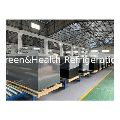 工場直販 半開閉式 スライディングドア ガラス ステンレス スチール 冷凍品 倉庫 島 柜 冷凍庫