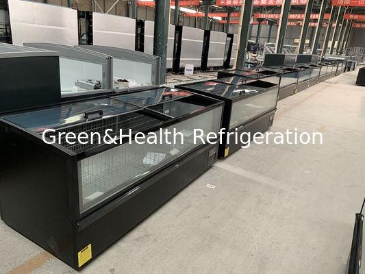 -22度 冷凍魚肉の表示 マーチャンダイザー プラグインアイランド スーパーマーケットのための冷凍庫