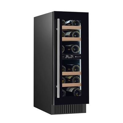 ETL証明書 垂直単ドア 18 ボトル レッドワイン 冷蔵庫 展示冷蔵庫