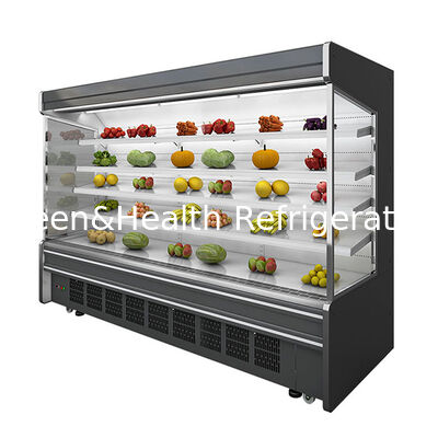 コンプレッサー内蔵 五層棚 果物/野菜 保存 オープン型冷凍庫