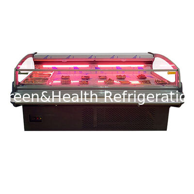 ヨーロピアン スタイリッシュ ハイエンド 外気導入式 生鮮肉用 陳列冷蔵ショーケース