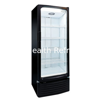 255L 容量ファン冷却自動霜取り商業飲料陳列キャビネット直立ドリンク冷蔵庫