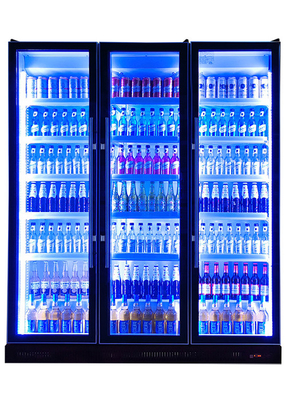 R404aの商業飲料のフリーザーの飲み物ビール表示冷却装置
