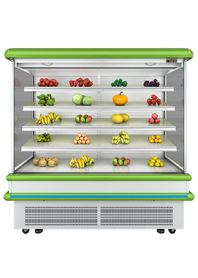 果物と野菜のための単一の温度のMultideckの表示冷却装置ショーケース